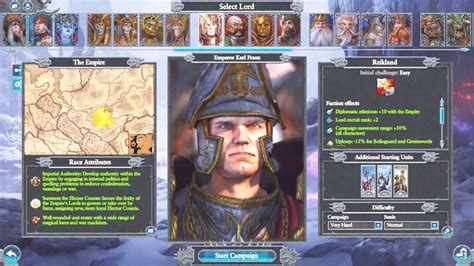 Warhammer 2: Easiest/hardest Mortal Empires lords .